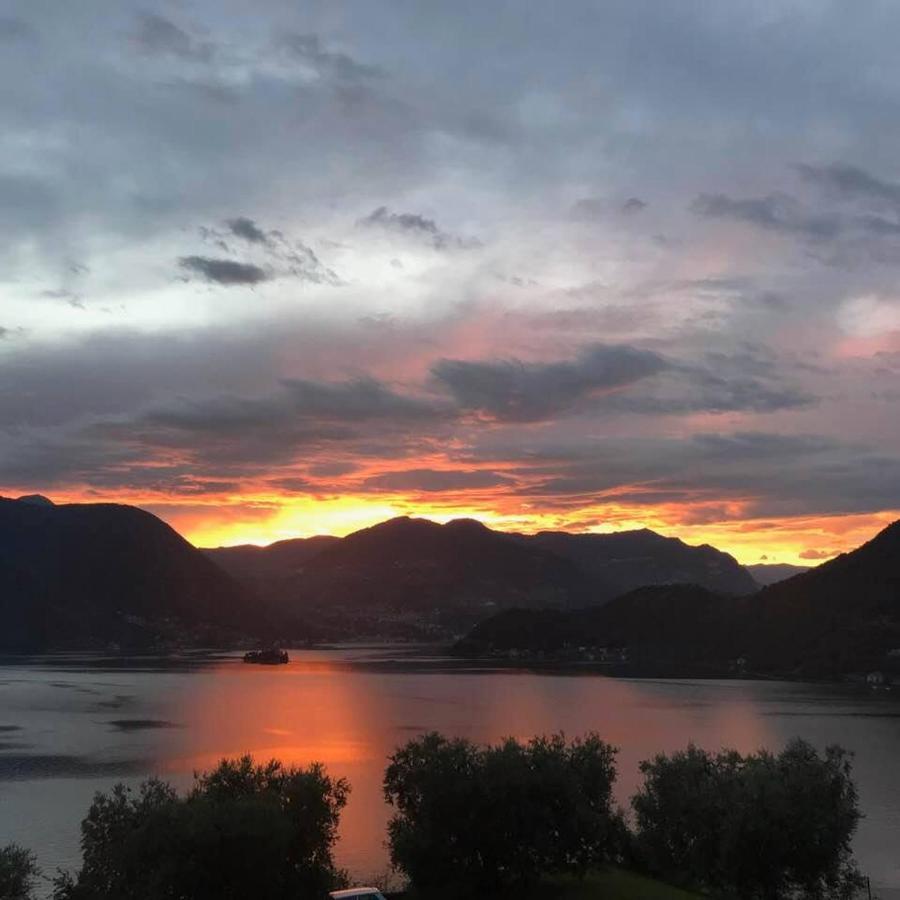 Appartamento Vista Lago D'Iseo Sulzano Kültér fotó
